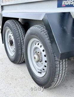 Remorque porte-pelle Indespension à double essieu de 10 pieds (2600 kg) pour engin de chantier Ifor Ivor GD85 GD105