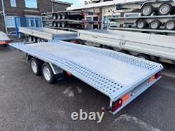 Remorque porte-voiture 2700 kg Jupiter à double essieu 15 pi 6,6 pi 4,5 m x 2 m