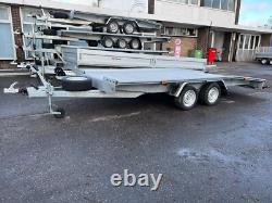 Remorque porte-voiture 2700 kg Jupiter à double essieu 15 pi 6,6 pi 4,5 m x 2 m