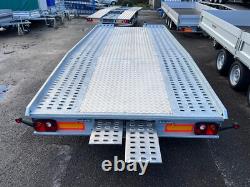 Remorque porte-voiture 2700 kg Jupiter à double essieu 15 pi 6,6 pi 4,5 m x 2 m