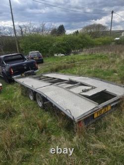 Remorque porte-voiture 2700 kg à double essieu 15 pi 6,6 pi 4,5 m x 2 m