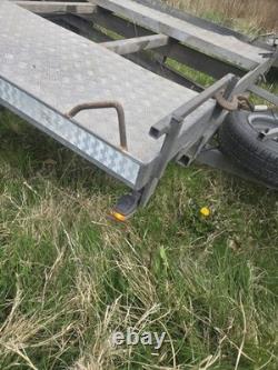 Remorque porte-voiture 2700 kg à double essieu 15 pi 6,6 pi 4,5 m x 2 m