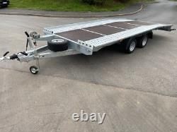 Remorque porte-voiture 4,5m x 2,1m 2700kg à double essieu 14,7ft x 6,8ft NEUVE
