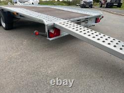 Remorque porte-voiture 4,5m x 2,1m 2700kg à double essieu 14,7ft x 6,8ft NEUVE