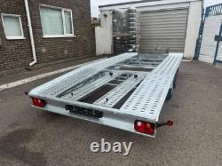 Remorque porte-voiture REBEL à double essieu 2700 kg 15 pi x 6,9 pi / 4,5 m x 2,1 m 10C