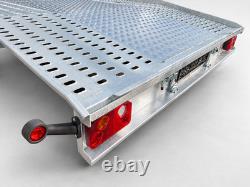 Remorque porte-voiture Rebel 2700 kg à double essieu 13,4 pieds x 6,9 pieds / 4 m x 2,1 m 10C