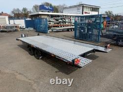 Remorque porte-voiture à plateau basculant 2700 kg, double essieu, 15 pi x 7,1 pi, 4,5 m x 2,2 m, ÉDITION NOIRE