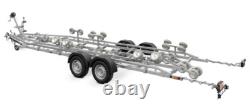 Remorque pour bateau de 28 pieds 3500 kg à double essieu, remorque pour camion PP35-8825 Wychavon Trailers