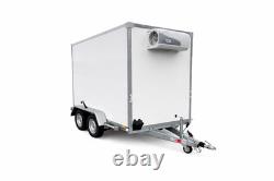 Remorque réfrigérée 2700kg 10ftx5ft 6,5ft de hauteur Double essieu