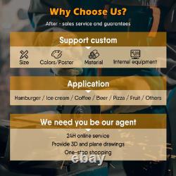 Remorque traiteur noire premium à double essieu, unité mobile de restauration