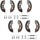 Semelles De Frein Alko Type 200 X 50mm Pour Remorque Pour 4 Tambours De Frein Essieu Double