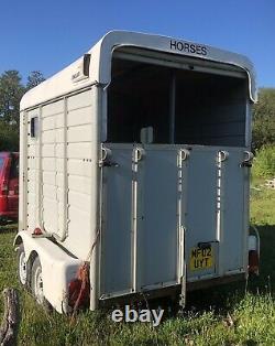 Sinclair Twin Axle Horse Box Remorque Projet De Conversion Idéale Nr Brighton