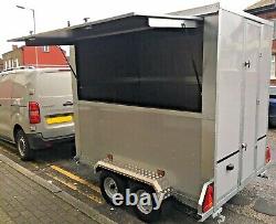 Tackners Box Trailer 8x5x6. Twin Axle Catering Box De Teds Trailers Liverpool