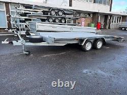 Transporteur de remorque de voiture 2700kg Jupiter Double Essieu 15 pi 6,6 pi 4,5 m x 2 m