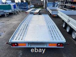 Transporteur de remorque de voiture 2700kg Jupiter Double Essieu 15 pi 6,6 pi 4,5 m x 2 m