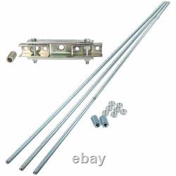 Tringlerie de tige de frein de remorque 3 m M10 et compensateur pour essieu tandem pour câbles filetés