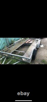 Twin Axle Car Transporter Trailer Bed Dimensions 14ft Long 6ft Large
