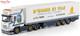 Wsi Scania R Highline Cr20h 6x2 &agrave; Double Essieu Directeur Avec Remorque Frigorifique &agrave; 3 Essieux D'hoine 150