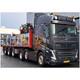 Wsi 150 Échelle Volvo Fh5 Globetrotter 6x2 Double Direction Remorque En Brique 3 Essieux Ston