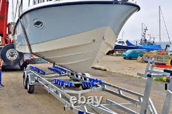 Whitewater Glidelaunch Boat Trailer 3000kg Freiné Double Essieu